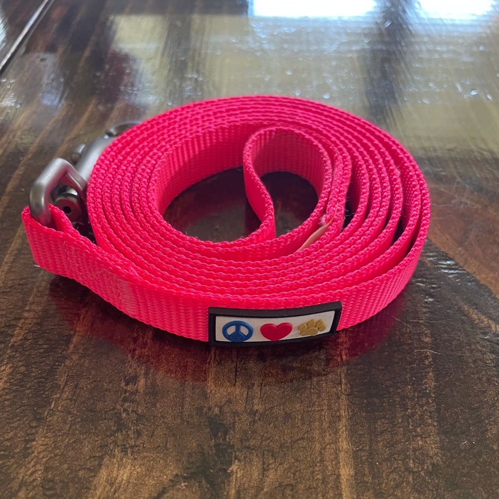 Pink Dog Leash 6 feet